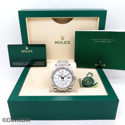 Rolex 326934 Skydweller with White Dial on Jubilee - Image 2