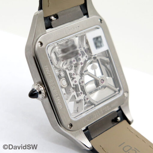 Cartier WHSA0032 Santos-Dumont Skeleton Micro-Rotor - Image 4