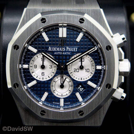 Audemars Piguet 26331ST Royal Oak Chronograph with Blue Dial - Image 3