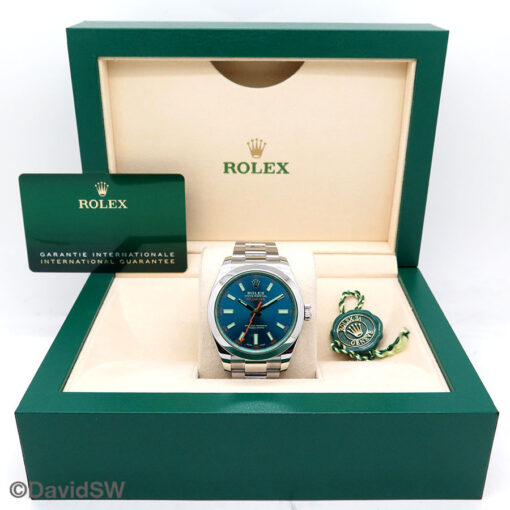 Rolex 116400GV Milgauss with Blue Dial - Image 2