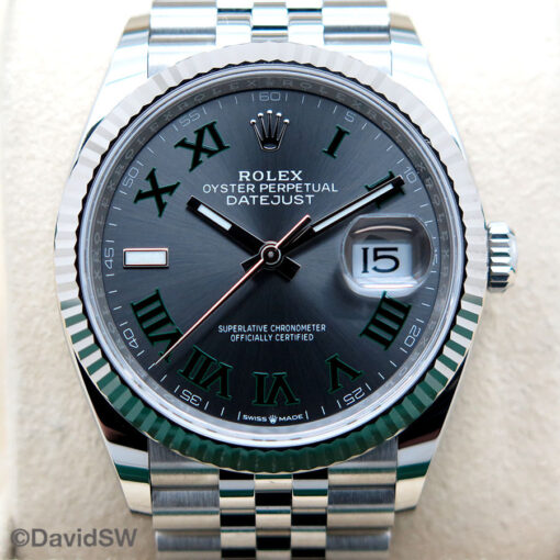 Rolex 126234 Datejust with Slate Roman Dial on Jubilee - Image 3