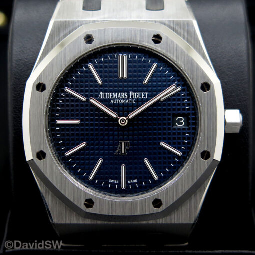 Audemars Piguet 15202ST Royal Oak "Jumbo" Ultra Thin with Blue Dial - Image 3