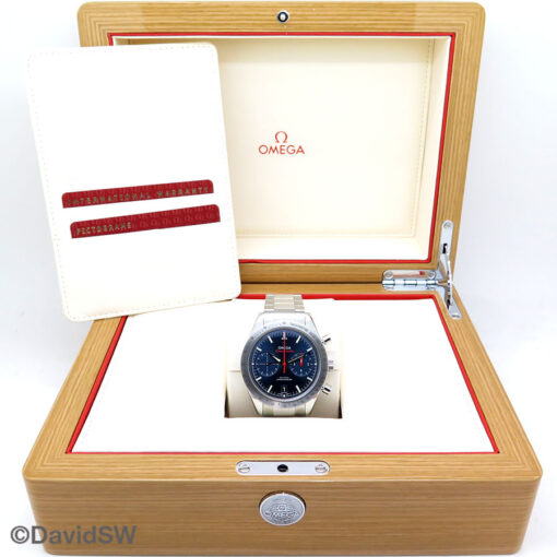 Omega Speedmaster '57 Chronograph 41mm Blue Automatic - Image 2