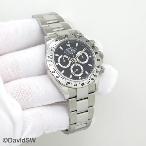 Rolex 116520 Cosmograph Daytona with Black Dial - DavidSW