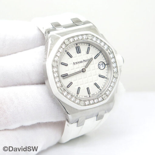 Audemars Piguet 67540SK Royal Oak Offshore Quartz 37mm with Diamond Bezel