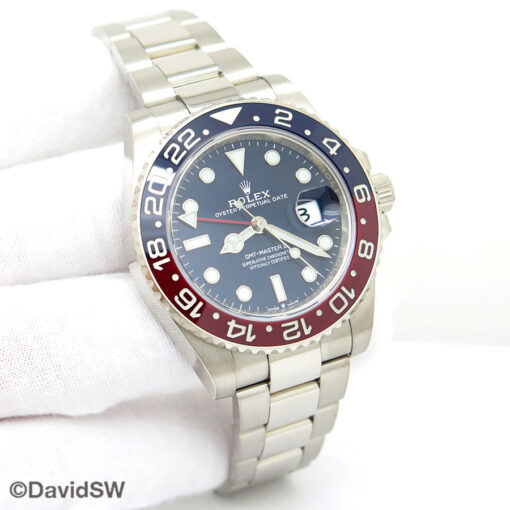 Rolex 126719BLRO GMT Master II with Blue Dial