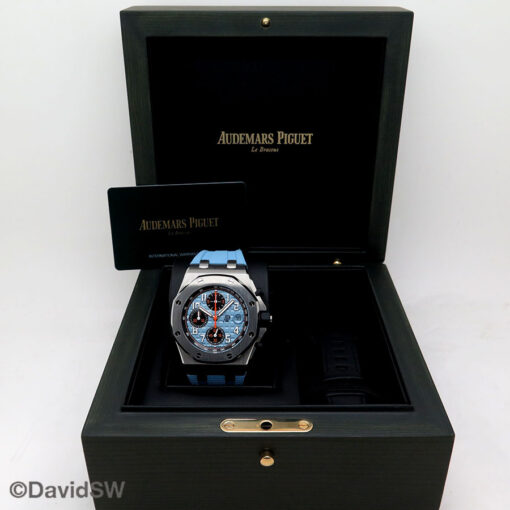 Audemars Piguet 26238ST Royal Oak Offshore Chronograph with Blue Dial - Image 2