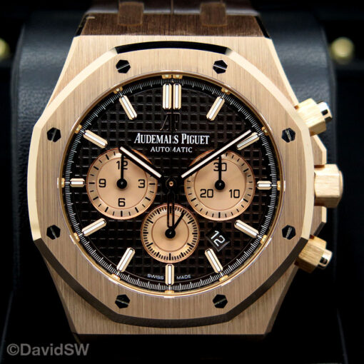 Audemars Piguet 26331OR Royal Oak Chronograph with Brown Dial - Image 3