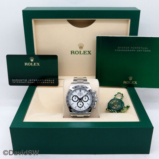 Rolex 126500LN Cosmograph Daytona with White Dial (New Model) - Image 2