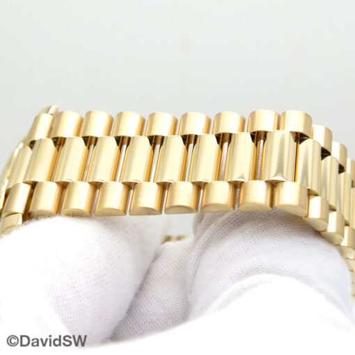 Rolex 228238 Day Date 40 18K Yellow Gold with Silver Roman Dial - Image 6