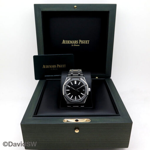 Alternative view of Audemars Piguet 15510ST Royal Oak with Black Dial