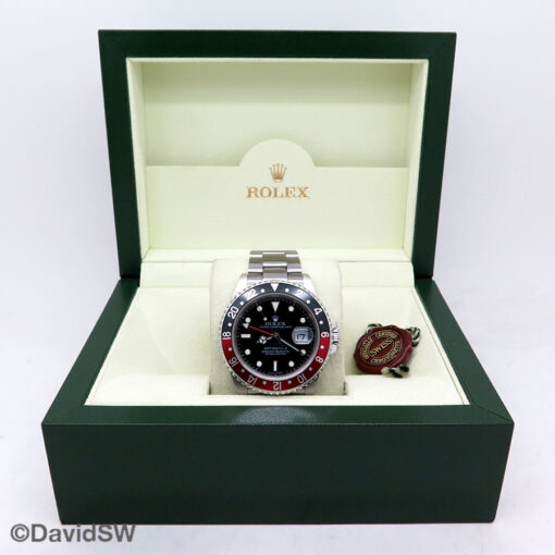 Rolex 16710 GMT Master II with Red/Black Bezel - Image 2