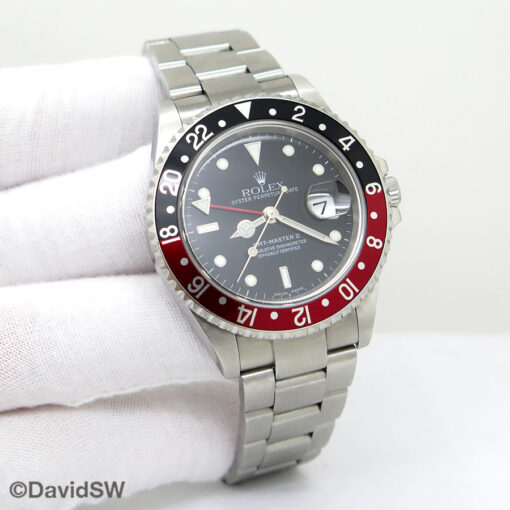Rolex 16710 GMT Master II with Red/Black Bezel