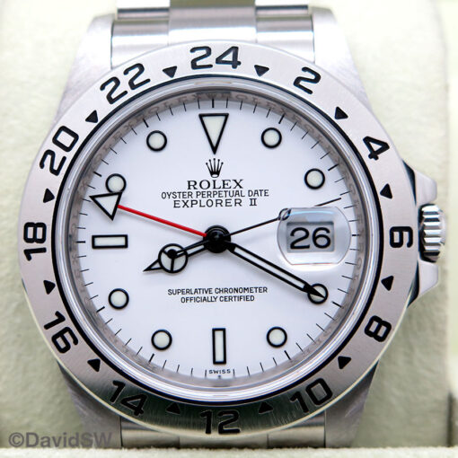 Rolex 16570 Explorer II with White Dial and 3186 Movement - Image 3