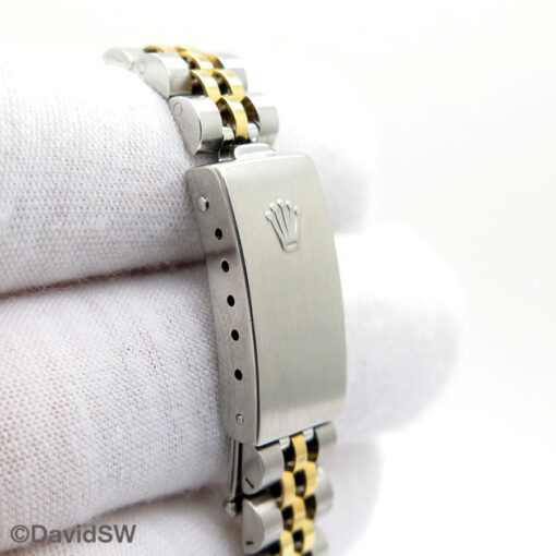 Rolex 79173 Datejust 18K/SS with White Roman Dial on Jubilee - Image 7