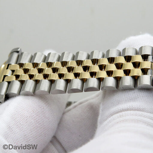 Rolex 16233 Datejust 18K/SS with Ivory Roman Dial on Jubilee - Image 12