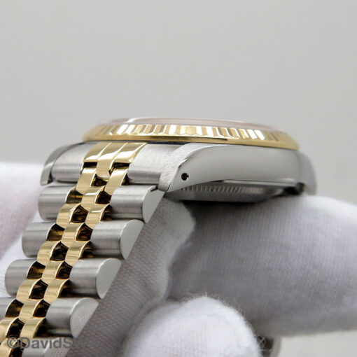 Rolex 16233 Datejust 18K/SS with Ivory Roman Dial on Jubilee - Image 6