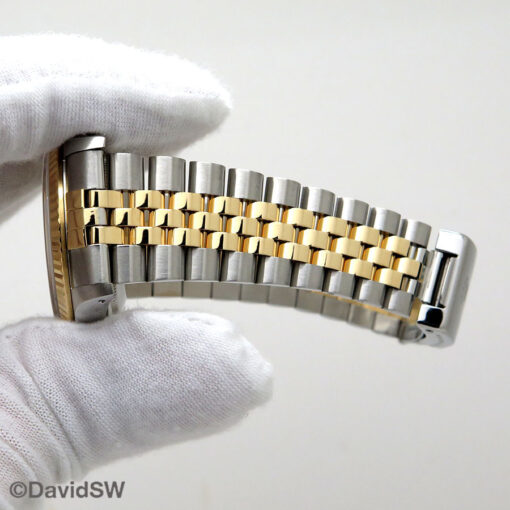 Rolex 16233 Datejust 18K/SS with Ivory Roman Dial on Jubilee - Image 13