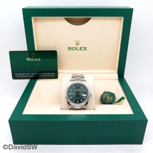 Rolex 126234 Datejust with Mint Green Dial on Oyster - Image 2