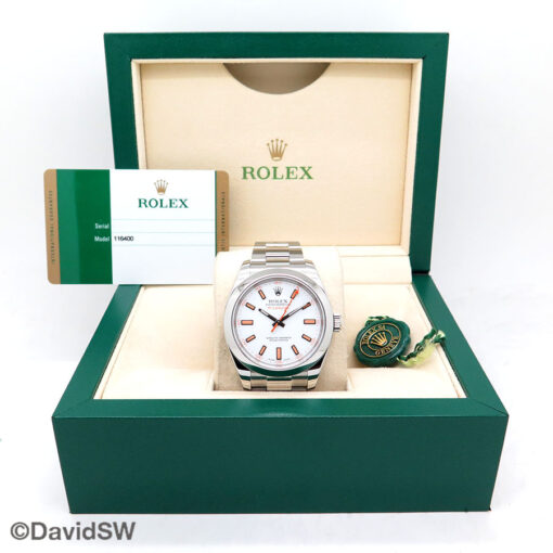 Rolex 116400 Milgauss with White Dial - Image 2