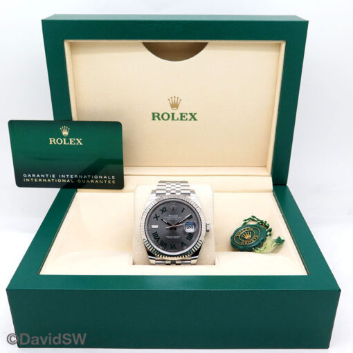 Rolex 126334 Datejust 41 with Slate Roman Dial on Jubilee - Image 2