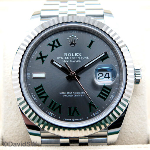 Rolex 126334 Datejust 41 with Slate Roman Dial on Jubilee - Image 3