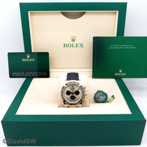 Rolex 126518LN Cosmograph Daytona 18K Yellow Gold with Gold Dial on Oysterflex (New Model) - Image 2