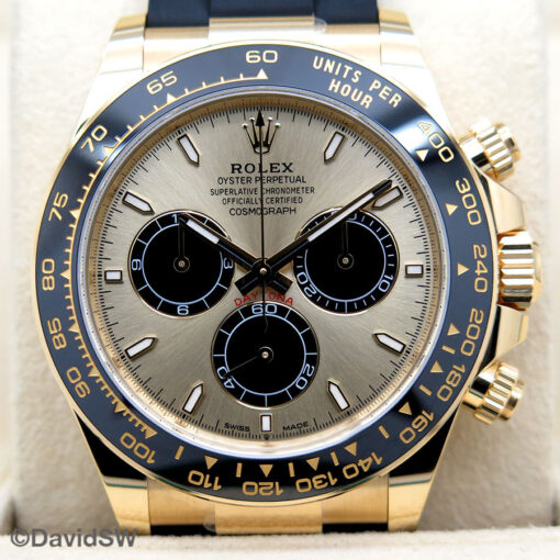 Rolex 126518LN Cosmograph Daytona 18K Yellow Gold with Gold Dial on Oysterflex (New Model) - Image 3