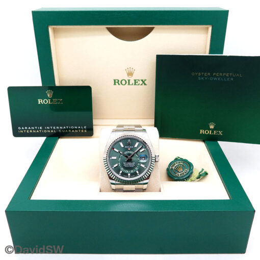 Rolex 336934 Skydweller with Mint Green Dial on Oyster - Image 2