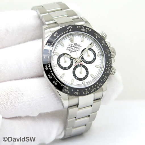 Rolex 116500LN Cosmograph Daytona with White Dial