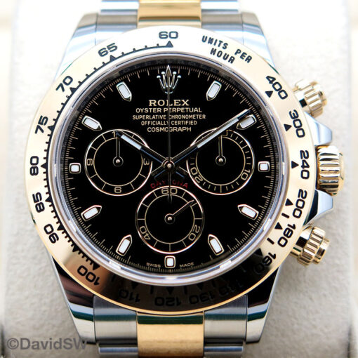 Rolex 116503 Cosmograph Daytona 18K/SS with Black Dial - Image 3