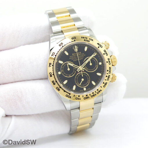 Rolex 116503 Cosmograph Daytona 18K/SS with Black Dial