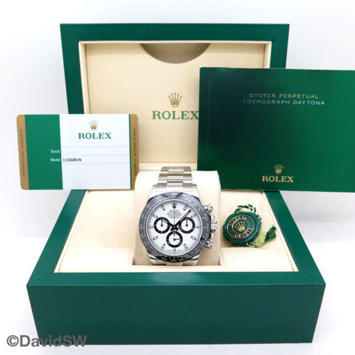 Rolex 116500LN Cosmograph Daytona with White Dial - Image 2