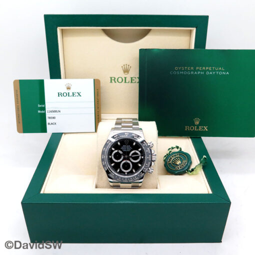 Rolex 116500LN Cosmograph Daytona with Black Dial - Image 2