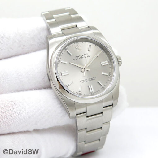 Rolex 116000 Oyster Perpetual with Steel Stick Dial