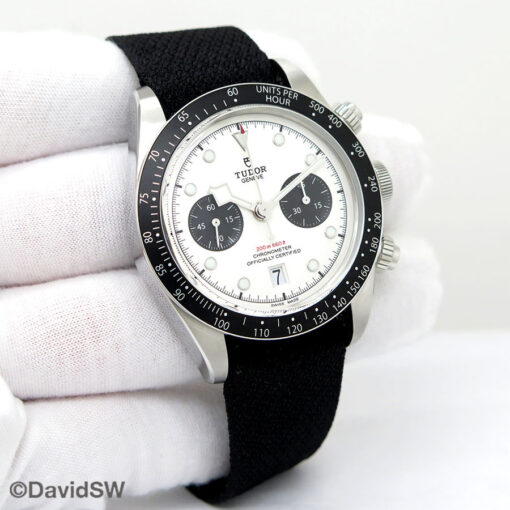 Tudor 79360N Heritage Black Bay with White Dial on NATO