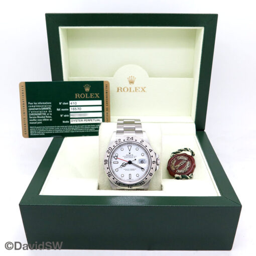Rolex 16570 Explorer II with White Dial and 3186 Movement - Image 2
