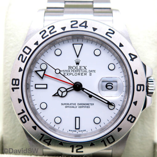 Rolex 16570 Explorer II with White Dial and 3186 Movement - Image 3