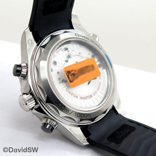 Omega Seamaster Diver 300m Chronograph with Black Dial on Strap - Image 4
