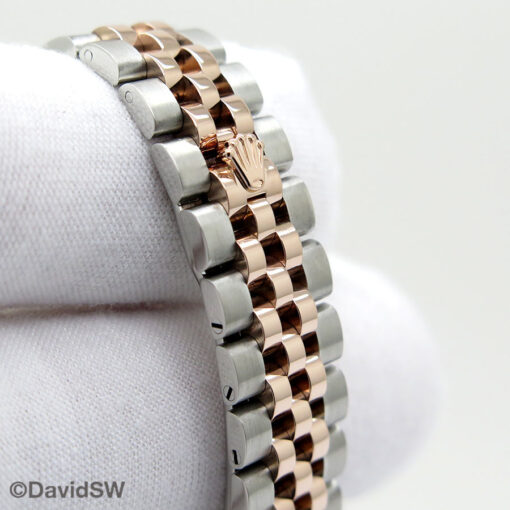 Rolex 279171 Datejust 18K/SS with Sundust Roman Dial on Jubilee - Image 7