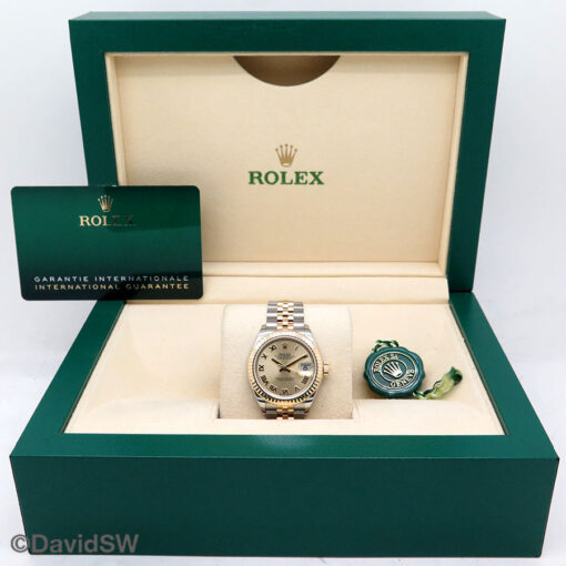 Rolex 279173 Datejust 18K/SS with Champagne Roman Dial on Jubilee - Image 2
