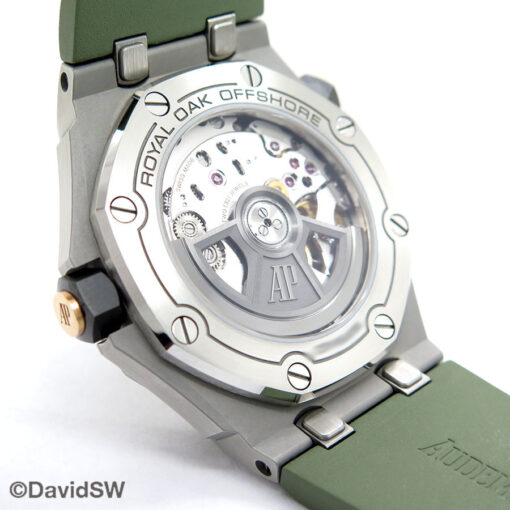 Audemars Piguet 15720ST Royal Oak Offshore Diver with Khaki Green Dial - Image 4