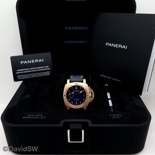 Panerai PAM 1074 Submersible Bronzo Blu Abisso 42mm - Image 2