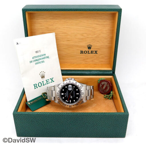 Rolex 16570 Explorer II with Black Dial - Image 2
