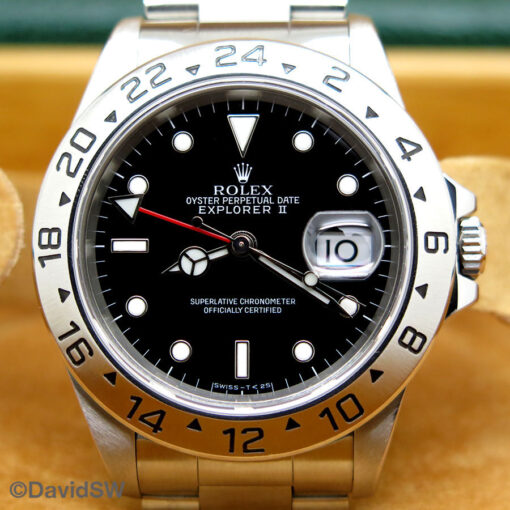 Rolex 16570 Explorer II with Black Dial - Image 3