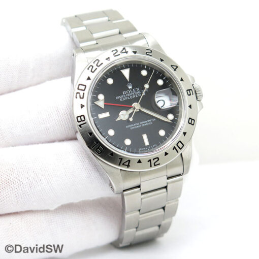 Rolex 16570 Explorer II with Black Dial