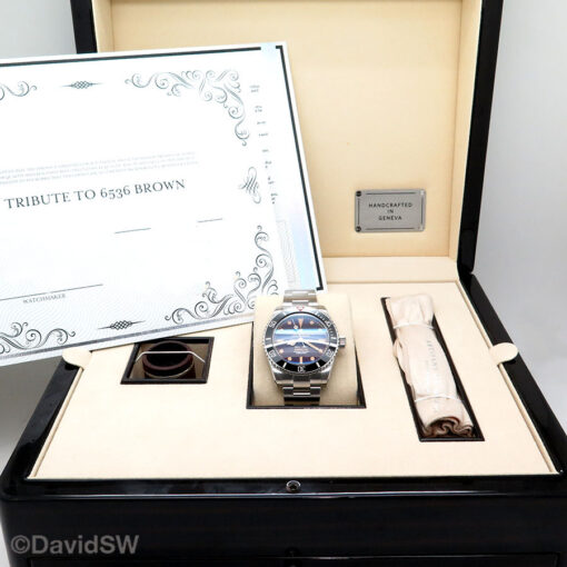 Alternative view of Artisans De Geneve Rolex 114060 Submariner “Tribute to 6536 Brown"