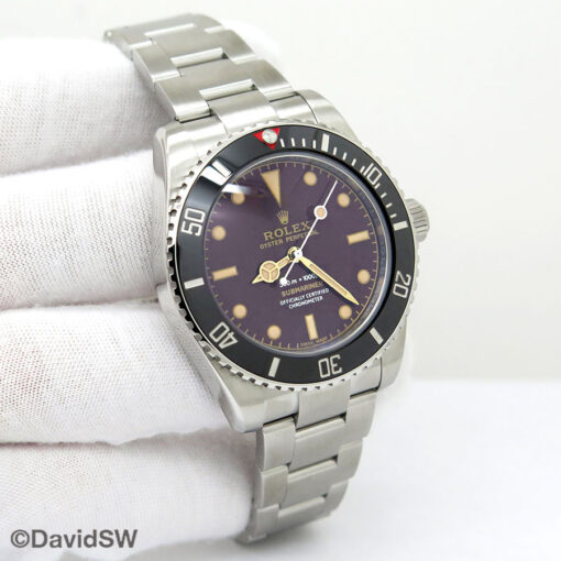 Artisans De Geneve Rolex 114060 Submariner “Tribute to 6536 Brown"