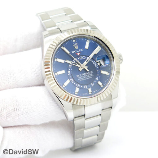 Rolex 326934 Skydweller with Blue Dial on Oyster