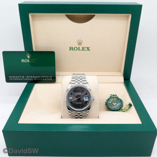 Rolex 126234 Datejust with Slate Roman Dial on Jubilee - Image 2